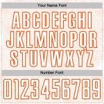 Uniform Sports Sublimation Custom Jersey Shape Orange Geometric White Soccer