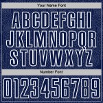 Custom Sports Navy Sublimation Geometric Jersey White Uniform Shape Soccer