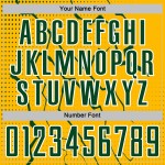 Custom Sublimation Green-White Sports Soccer Gold Lightning Uniform Jersey