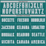 Sublimation Gray-White Geometric Uniform Jersey Custom Shape Soccer Sports Teal