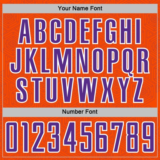 Shape Custom Sports Jersey Purple-White Orange Soccer Uniform Geometric Sublimation